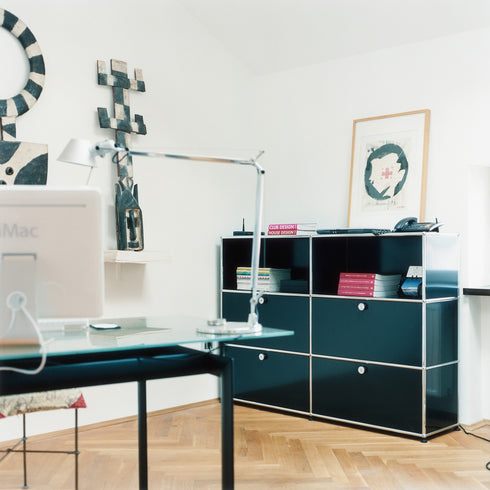 USM Haller Highboard With 4 Falling Boards